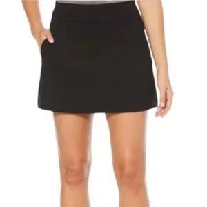 Ashworth Sport/Golf‎ Skort Black W/ Pockets Sz 6 - EUC